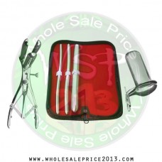  Hegar uterine dilator 3 pieces set, 7-8, 9-10, 17-18,  mathieu collin large